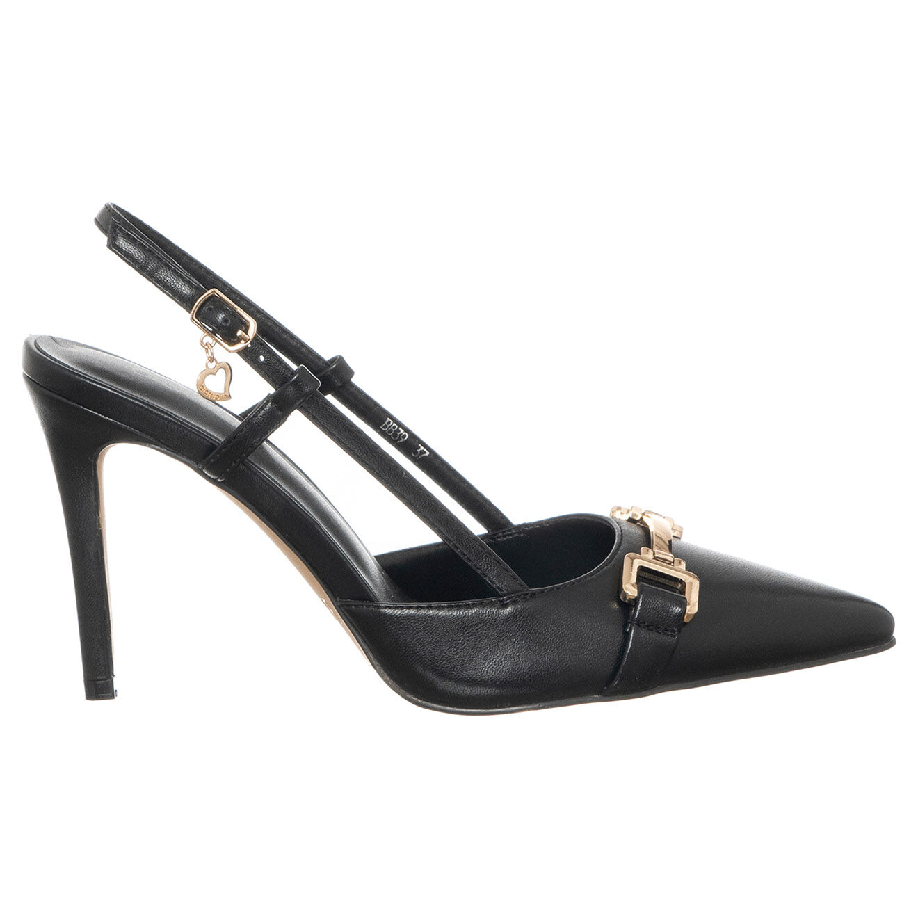 Tua By Braccialini Slingbacks Julia noirs - Talon 9 cm