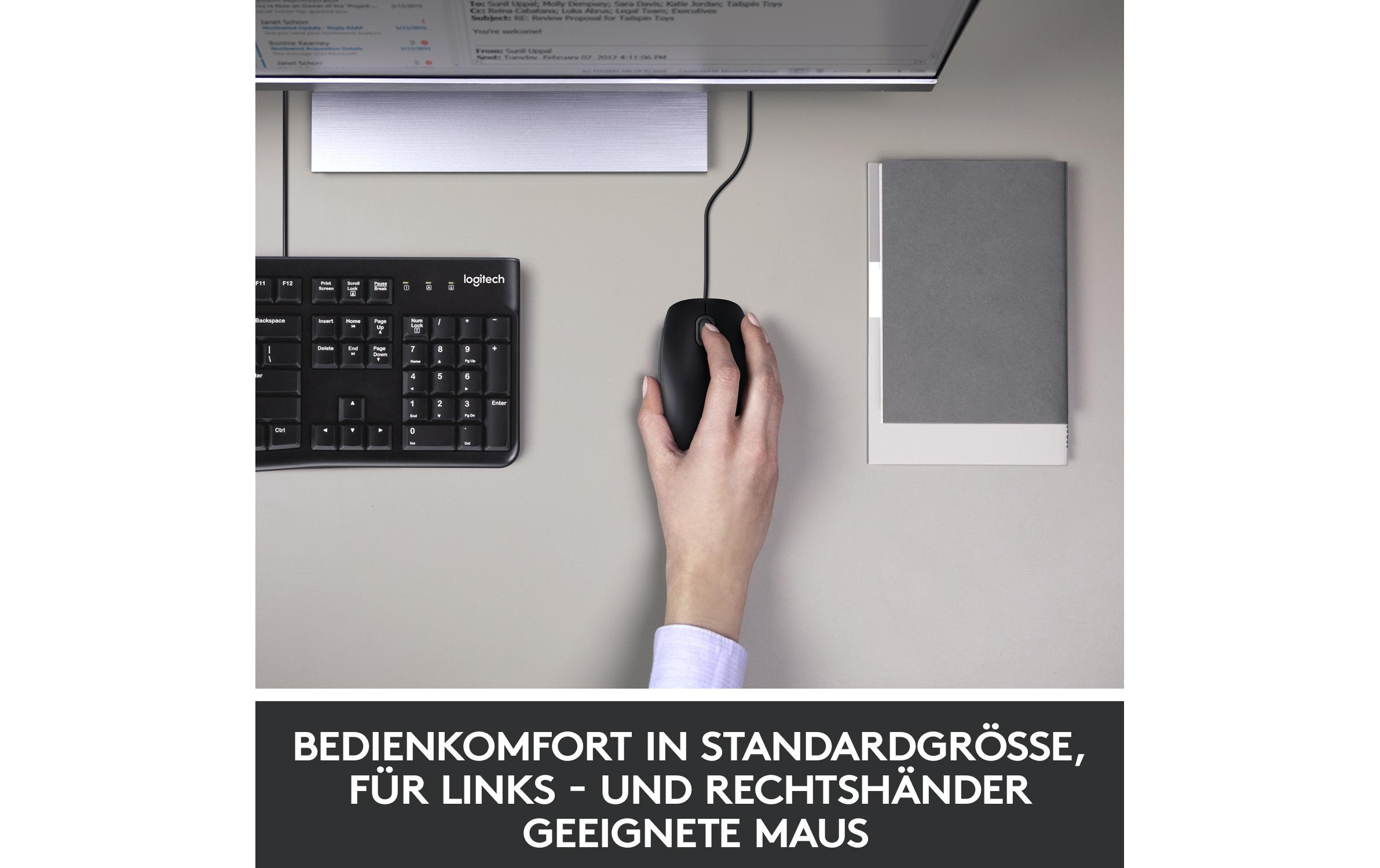 Tastatur-Maus-Set MK120USB-kabelgebundene Tastatur und Maus