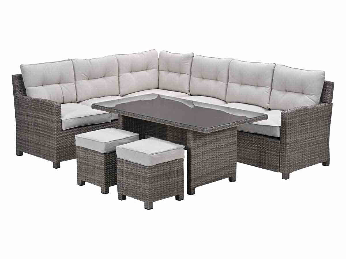 Garden Impressions Blue Bird Links diningset - Grey/Sand