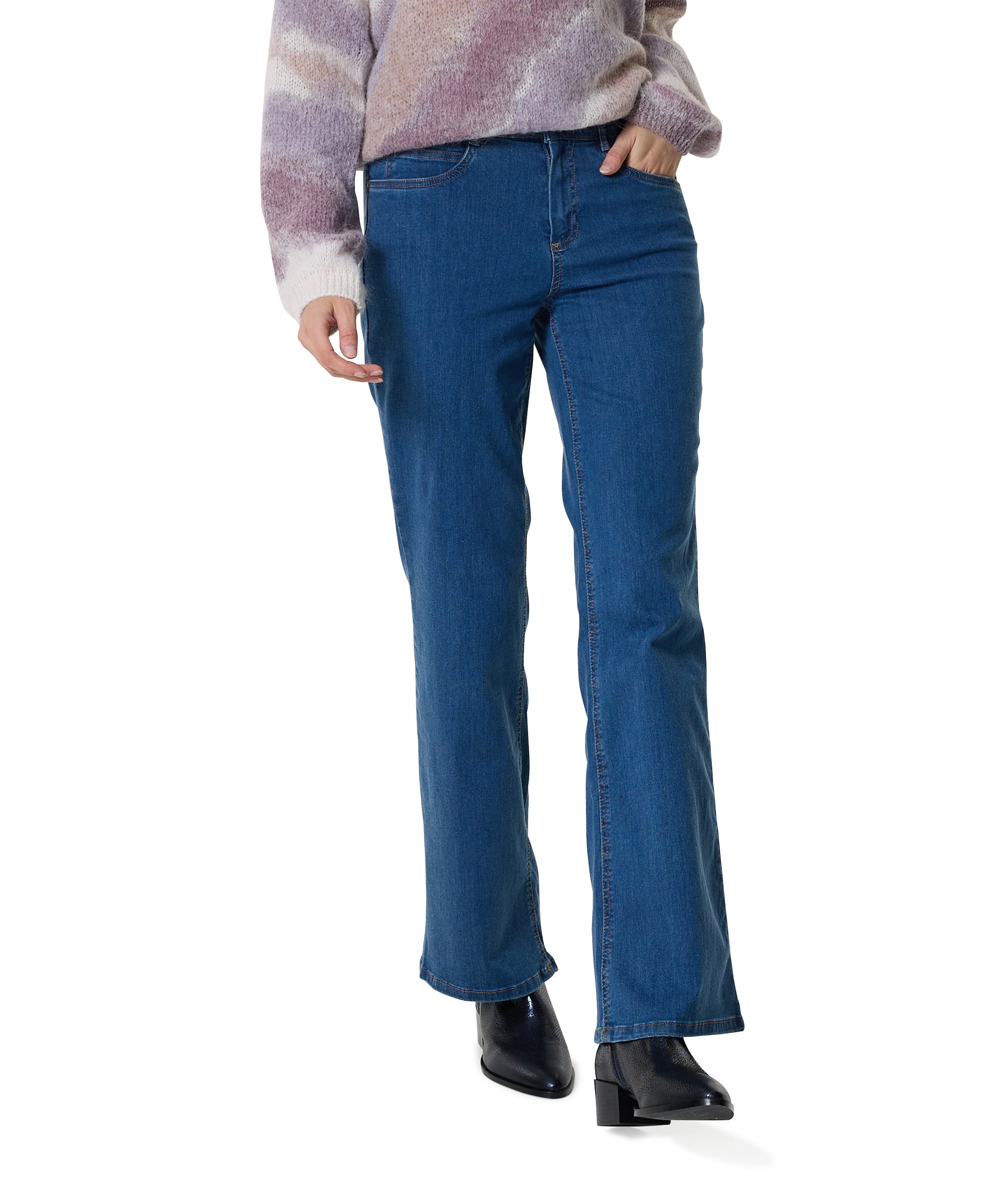 Enjoy Wide leg broek blauw