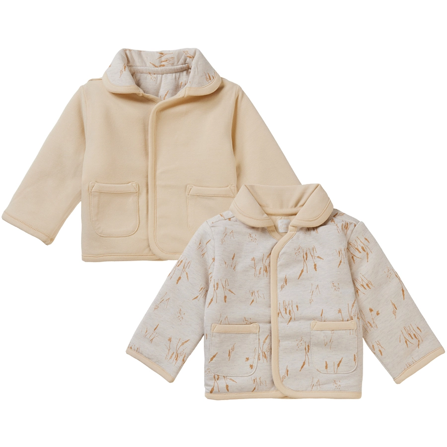 Noppies Jacke Benton - Reversible Oatmeal