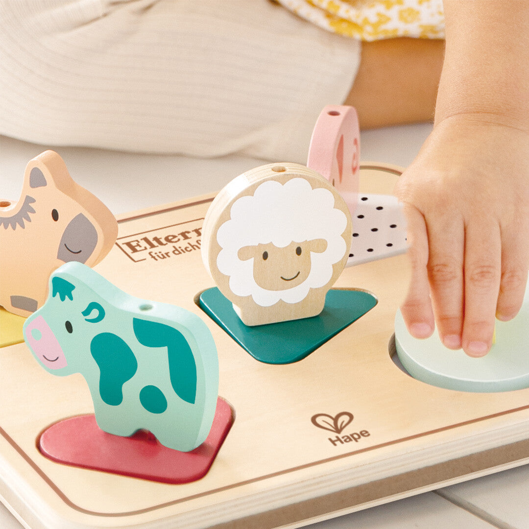 Hape puzzel dierengeluiden