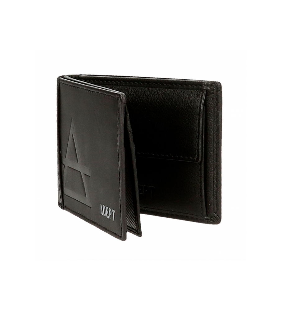 Bolsa Joumma Cartera Adept Jim Negro -11x8x1cm-