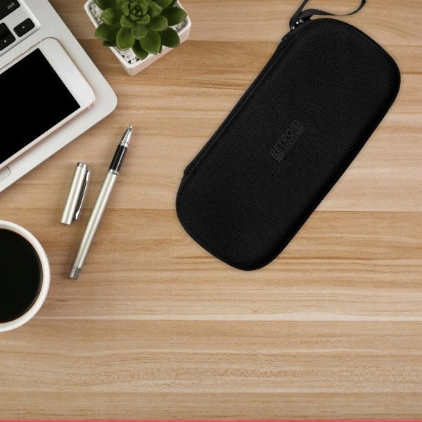 Retroid - Tragtasche Reise Box Schutztasche Hartschale für Retroid Pocket 5 mit Handschlaufe - Schwarz