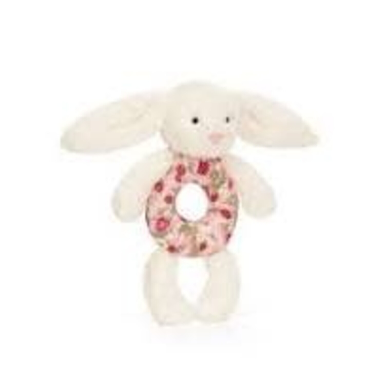 Jellycat | Blossom Cream Bunny 'Berry' Ring Rattle