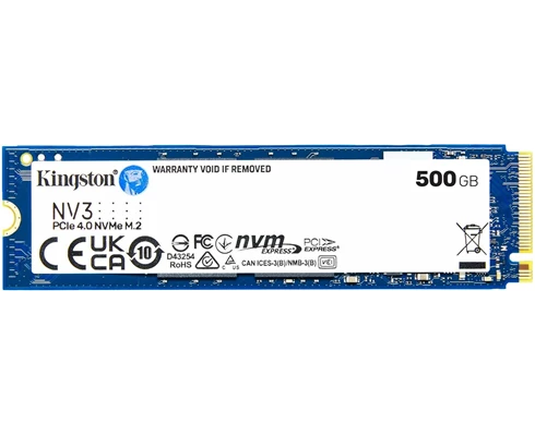 Kingston NV3 Gen 4  M.2 SSD 500GB