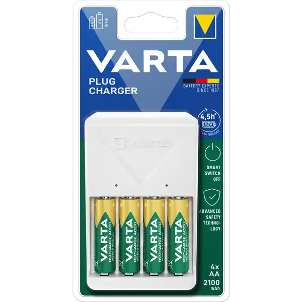 Plug Charger 4x AA 2100 mAh 56706