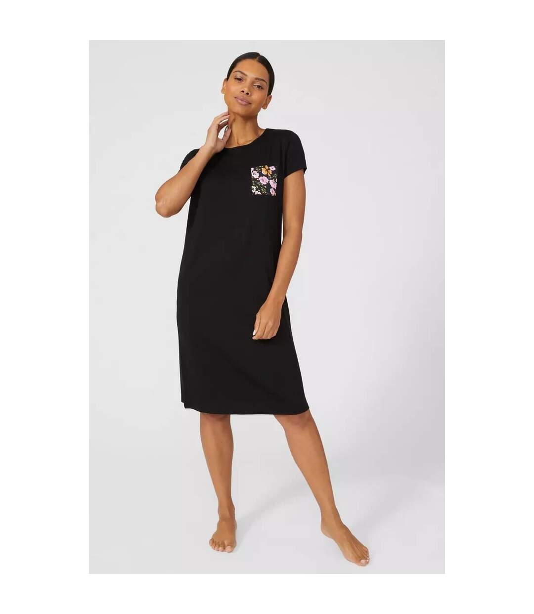 Debenhams - Chemise de nuit AUTUMN MEADOW - Femme (Noir) - UTDH871