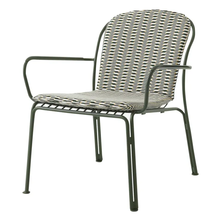 & Tradition Chaise lounge avec accoudoirs Thorvald SC101, Space Copenhagen | Vert foncé