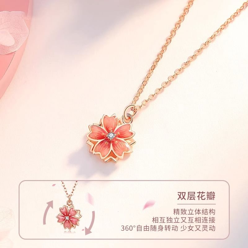 Korrs - Emaille Bloemenhanger Ketting