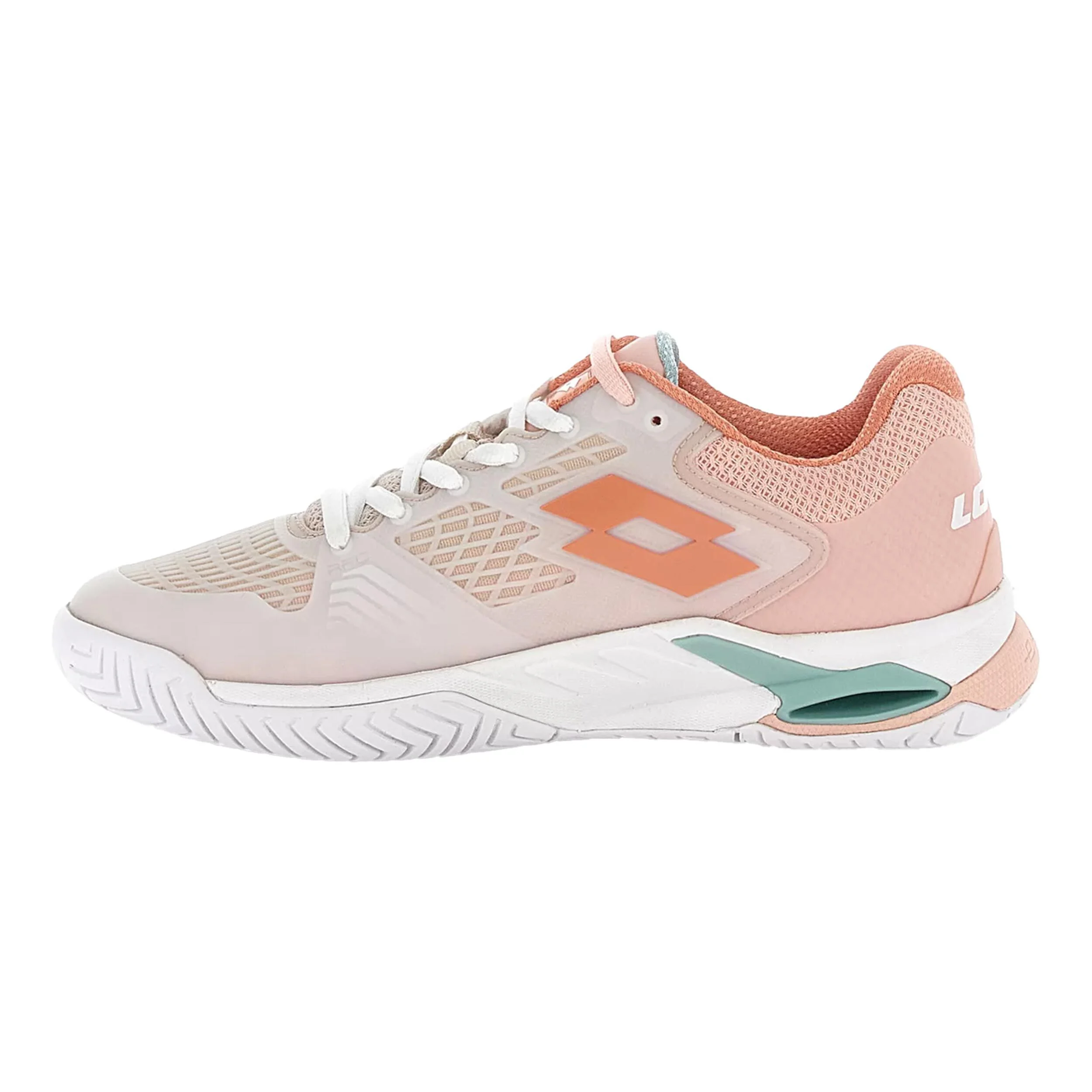 Lotto Mirage 100 II SPD Chaussures Toutes Surfaces Femmes - Blanc , Corail