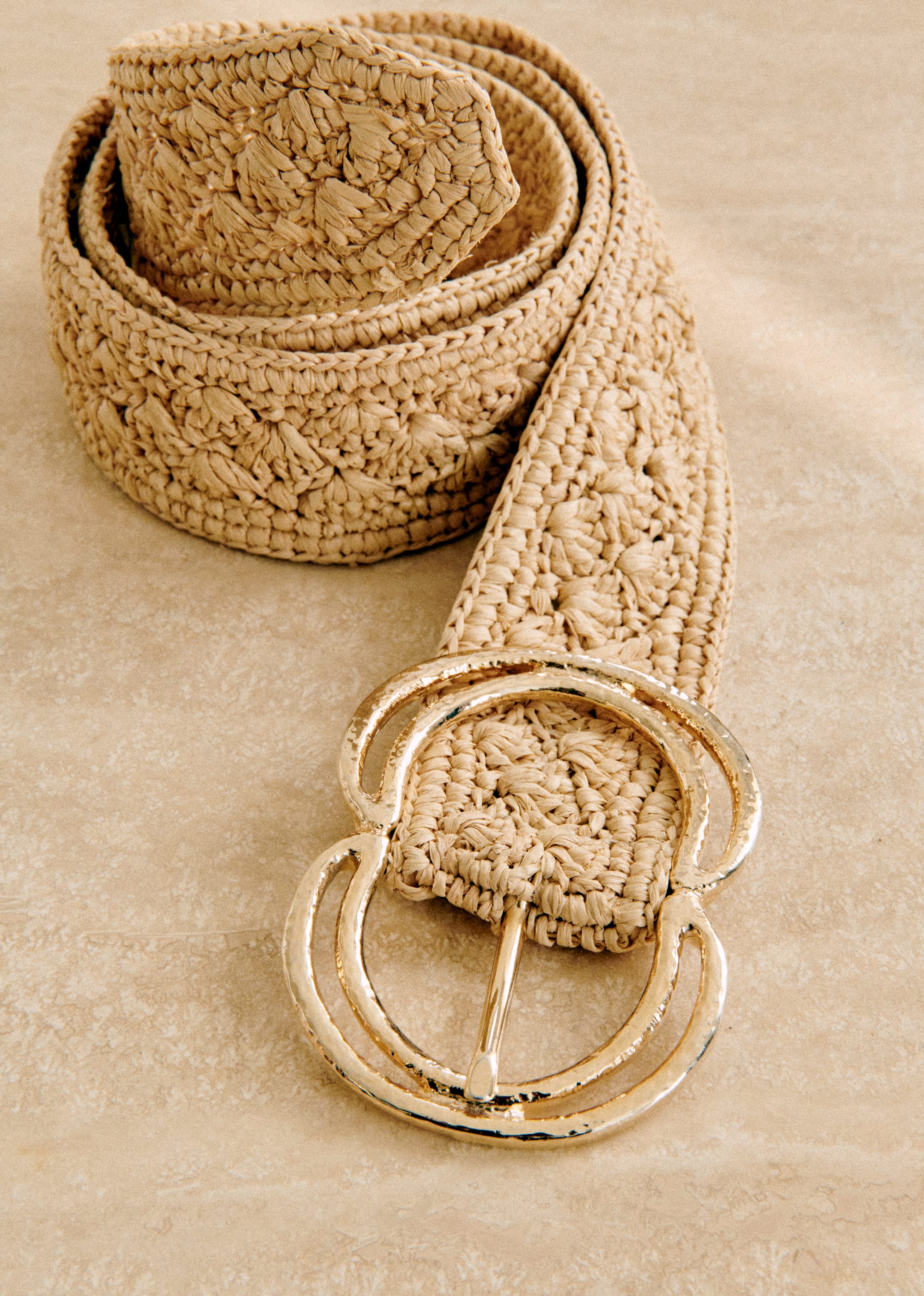 Ceinture Selena - Raphia Naturel - E-SHOP/CEINTURES 5905877