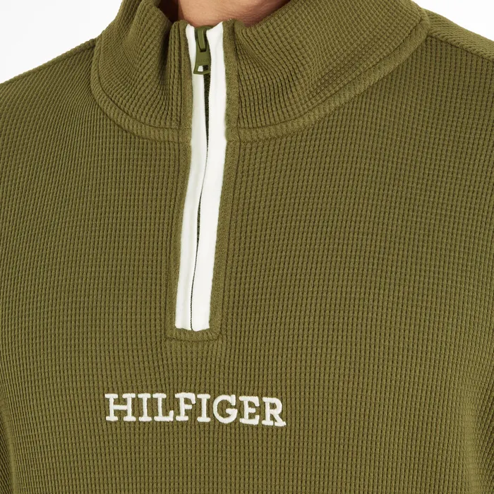 Tommy Hilfiger Monotype Half Zip Sweater Heren