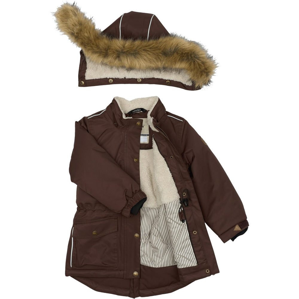 Køb Mikk-Line French Roast Twill Nylon Girl Parca