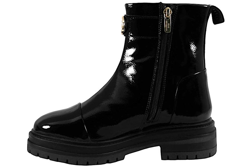 COPENHAGEN SHOES LADY BOSS PATENT BLACK STØVLE