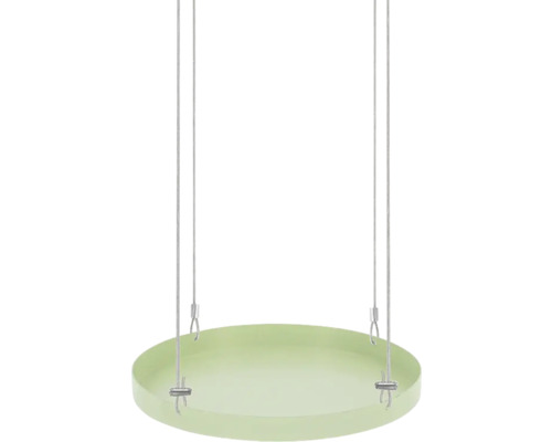 Esschert's Garden tablethouder, L Ø 24 cm H 2 cm, metaal/kunststof, rond, groen