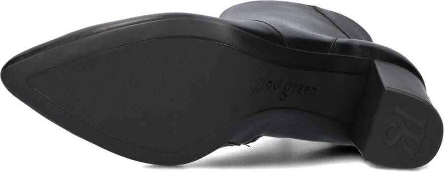PAUL GREEN Enkellaarsjes Dames 8050 Maat: 41 Materiaal: Leer Kleur: Zwart