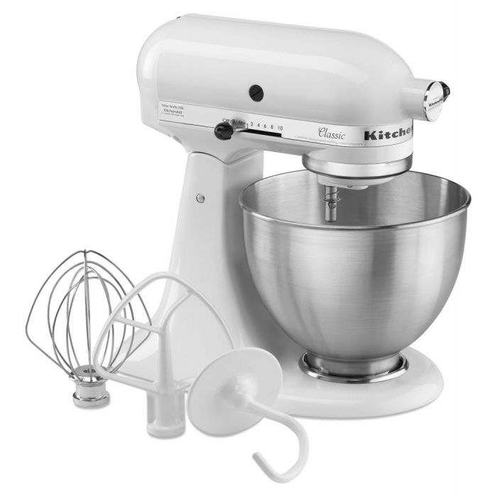 KitchenAid 5K45SSEWH, weiß, 4,28L by Bartscher