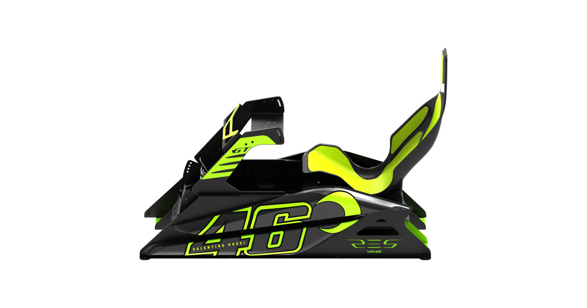 Res-TechGT Cockpit VR/46 Limited Edition racing simulator  (Zwart/neongroen)