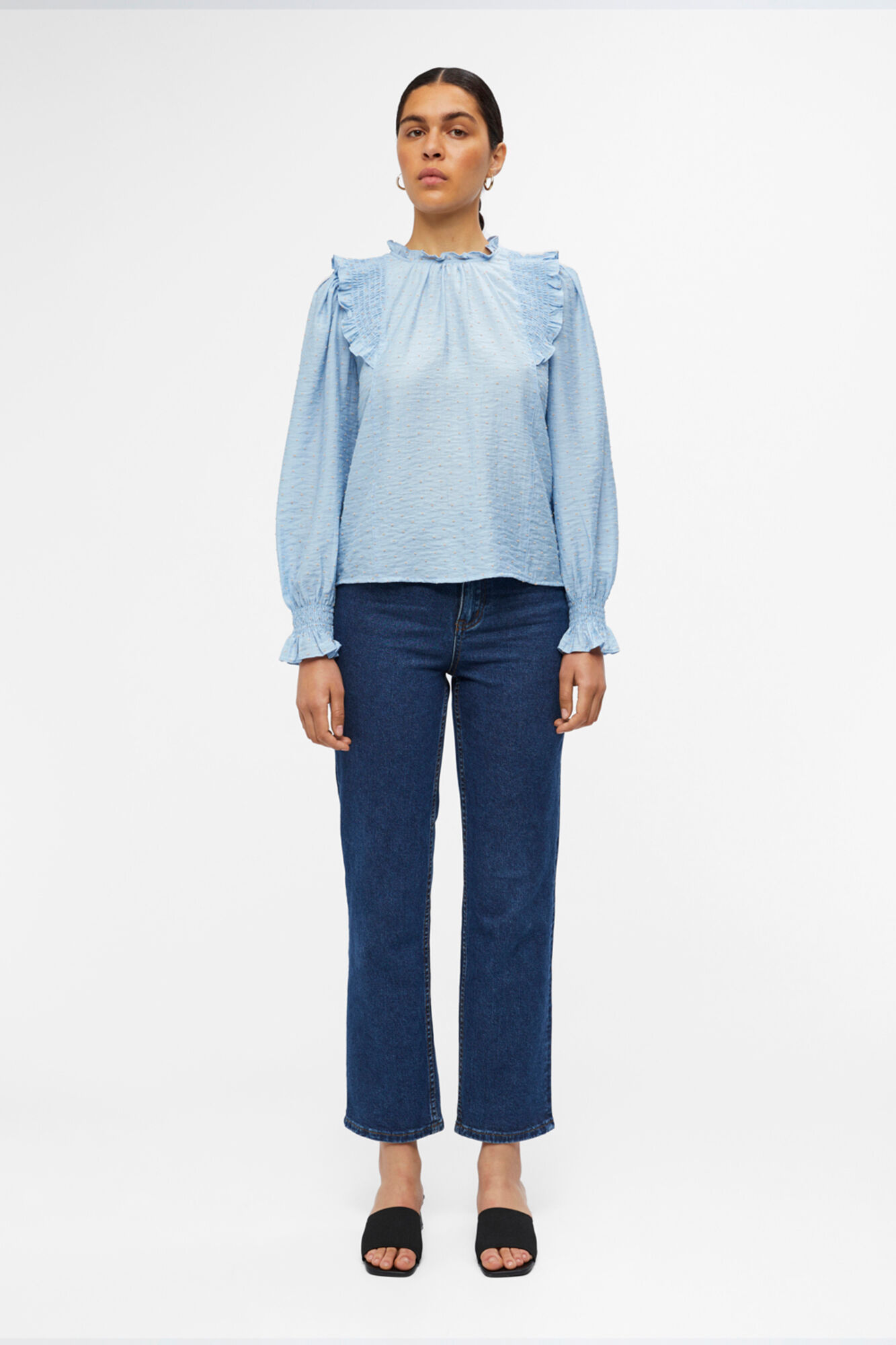 Blusa cropped - Azul