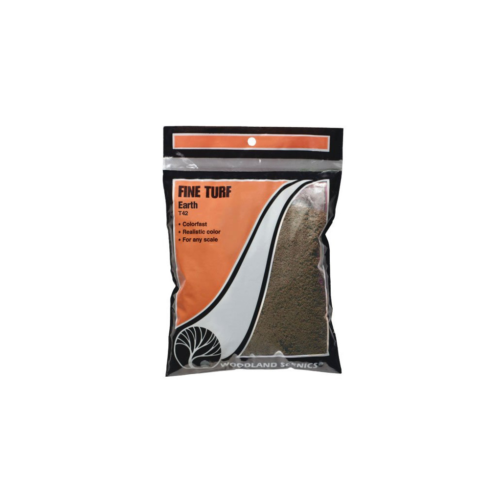 Woodland Scenics - Flocage Fin en Sachet Earth