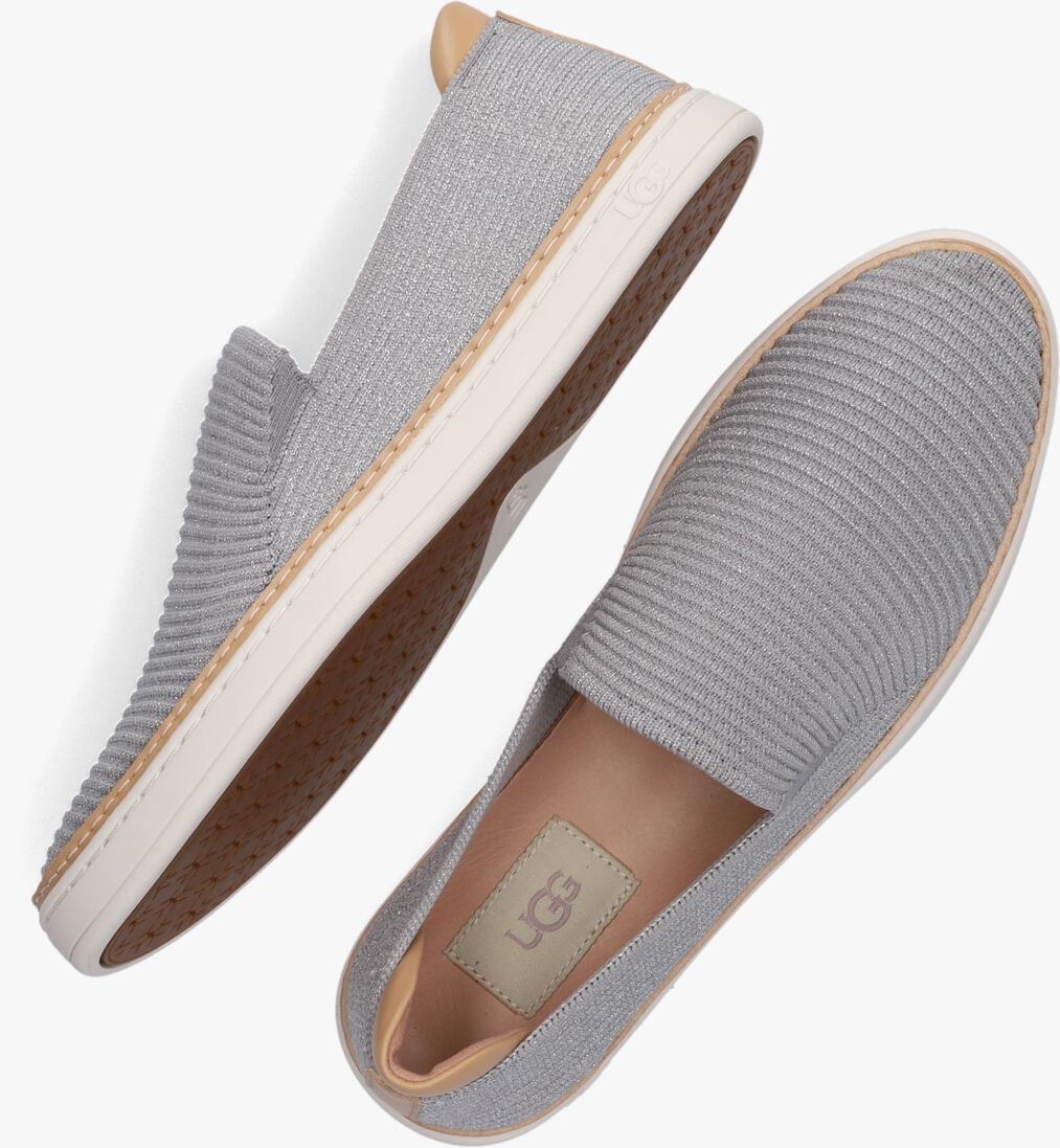 UGG zilveren ugg instappers sammy