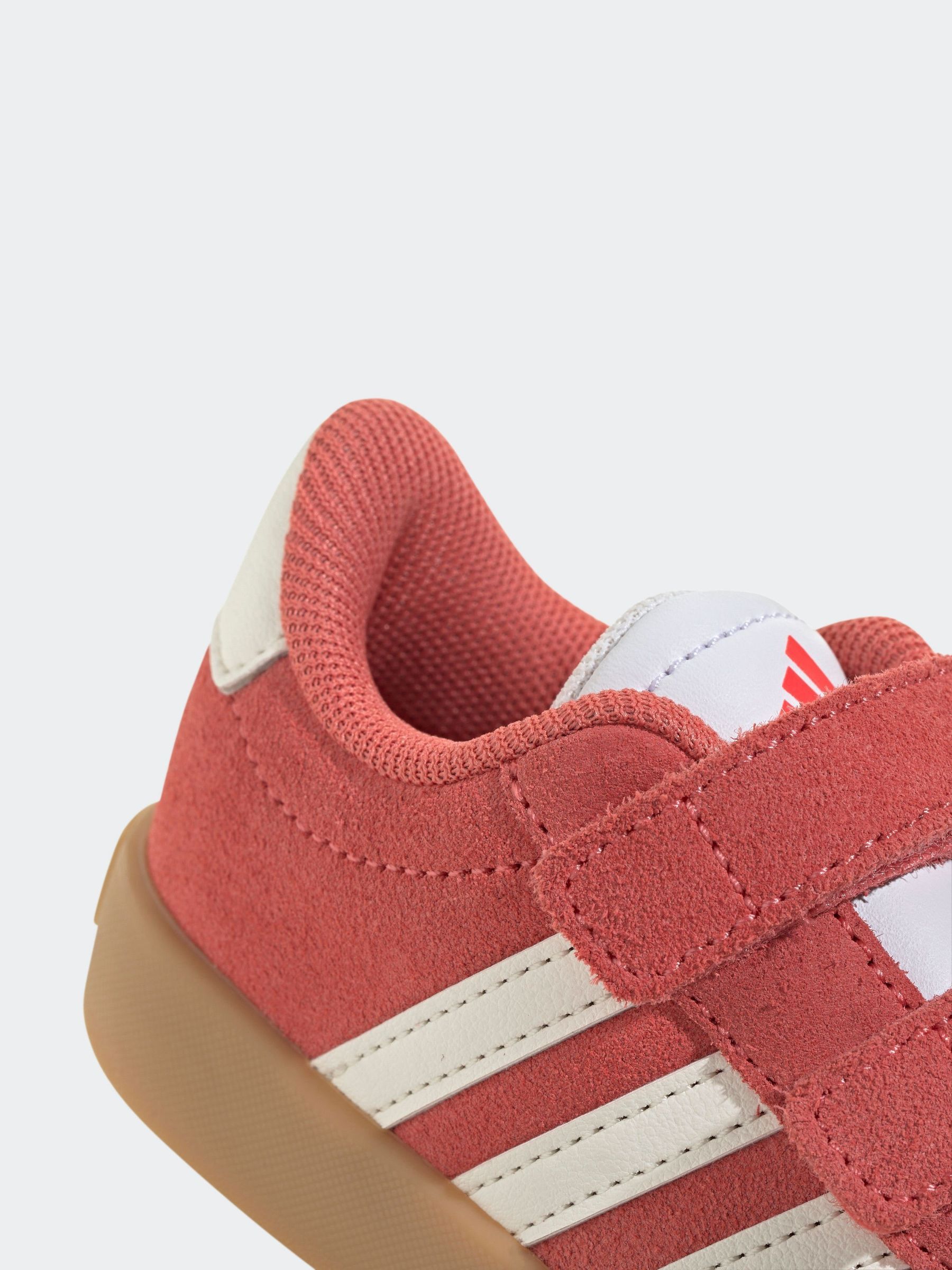 Rood - adidas Vl Court 3.0 Klittenbandsneakers voor zuigelingen