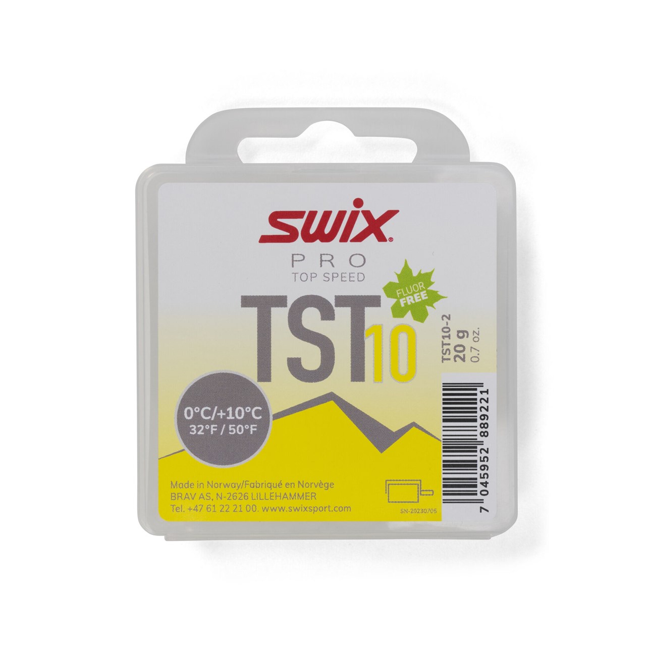 Swix Top Speed Turbo 10 20g Konkurranseglider spesielt utviklet for ullbørste