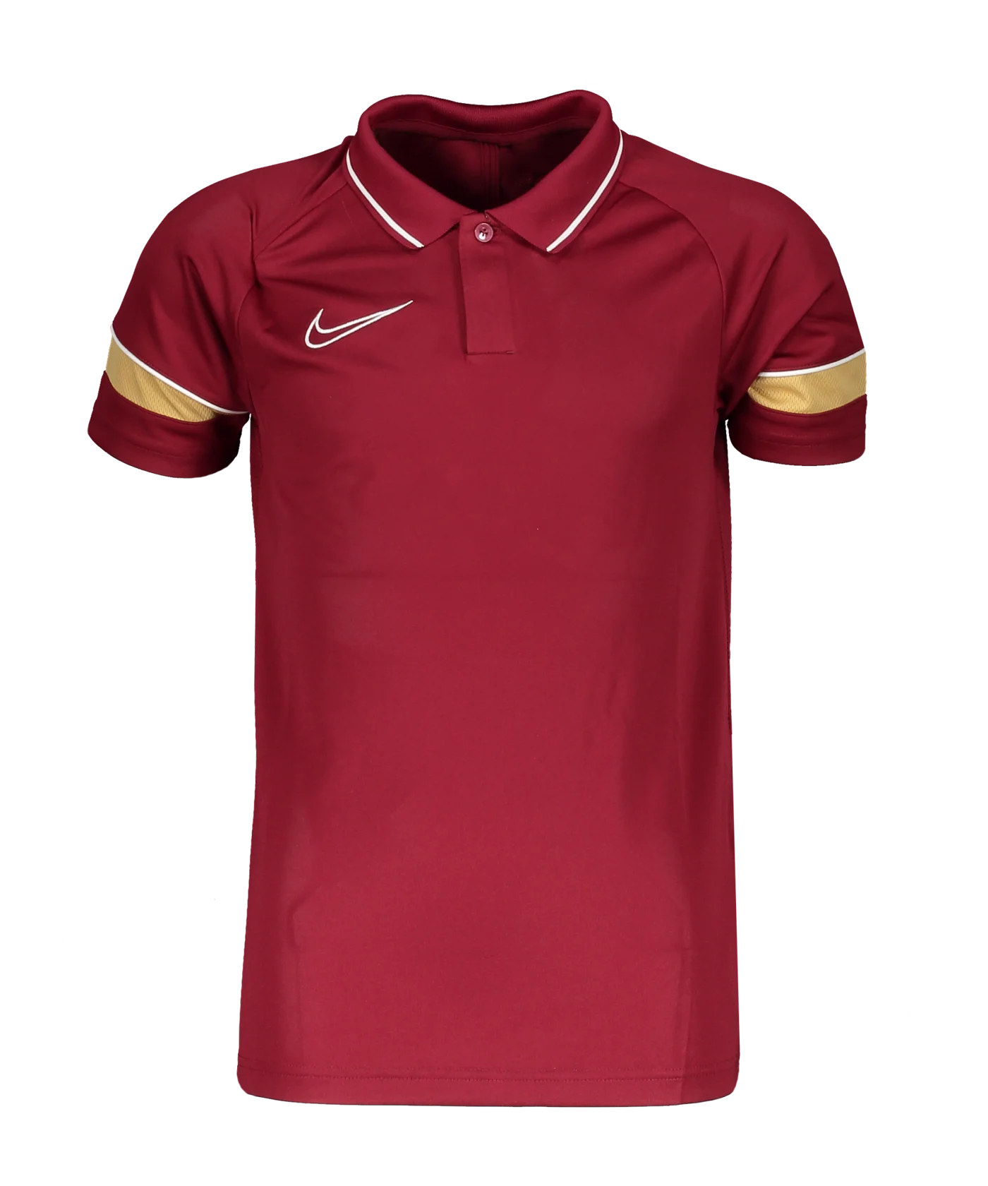 Nike Academy 21 Poloshirt Kids Rot Weiss F677