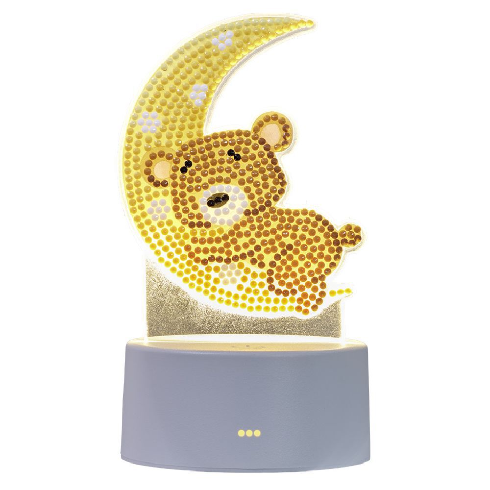 Veilleuse LED créative diamant à coller pour enfant