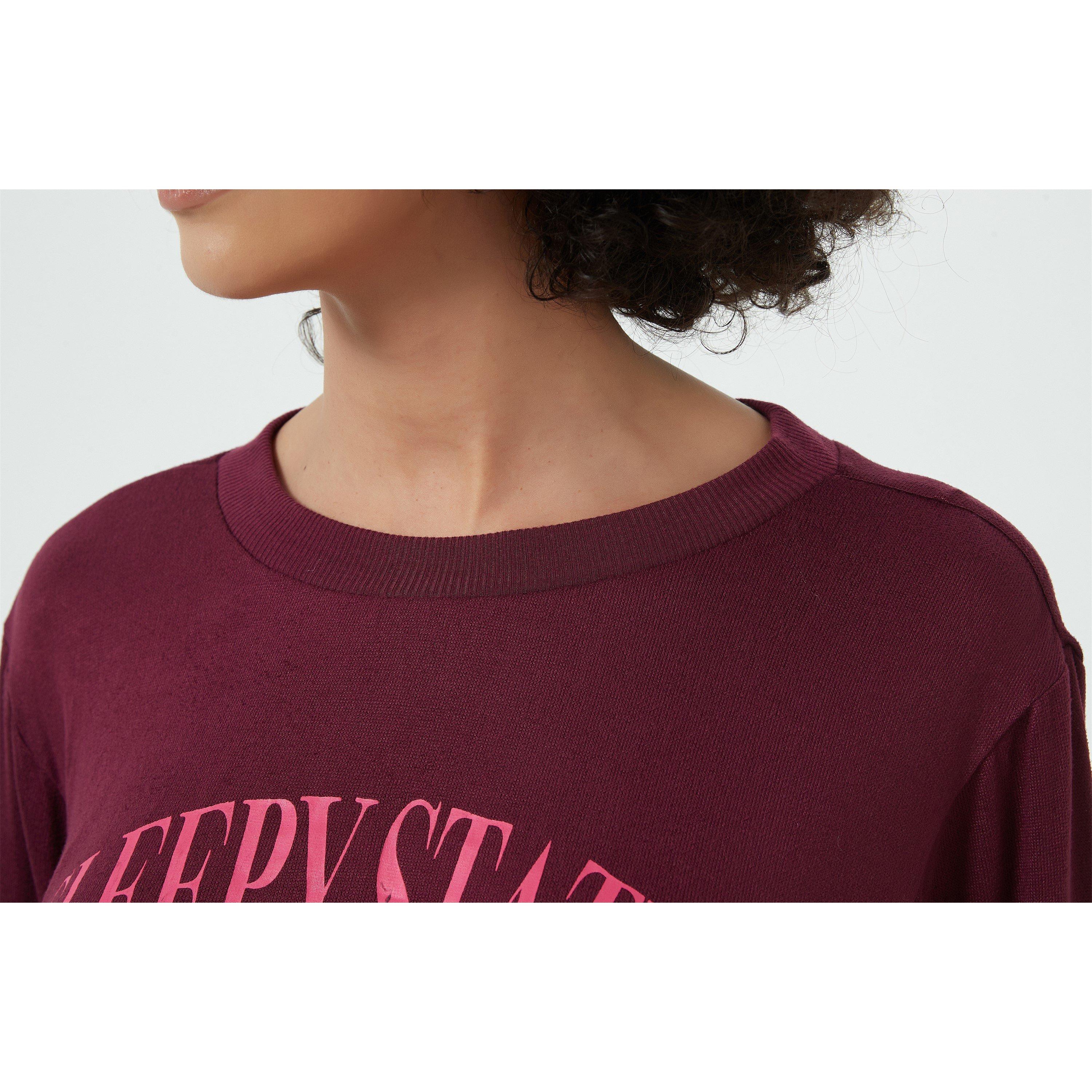 Linea Ladies Slogan Snit Lounge Set