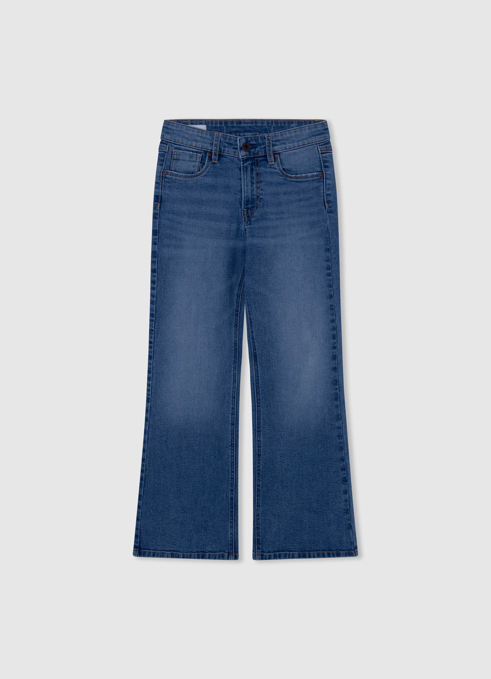 Calça jeans JEAN WILLA JR FIT Flare de cintura alta - jeans