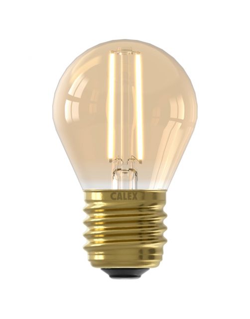 Calex Led Kogel Goud Filament E27 3.5w 250lm - Lichtbron -