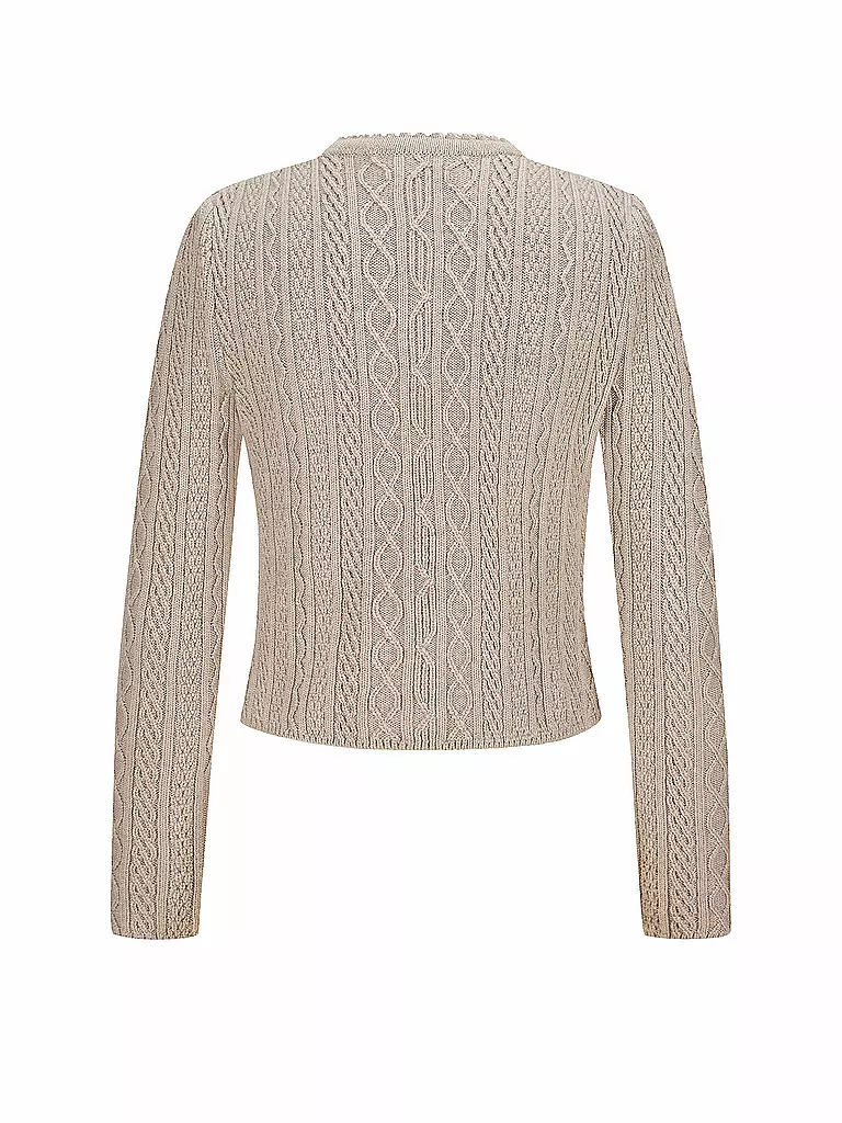 GOTTSEIDANK Trachten Strickjacke SOPHIA creme
