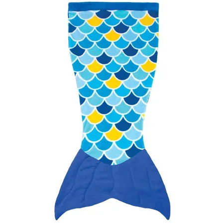 FinFun Decke Meerjungfrau Wave Blue, 130 x 60 cm