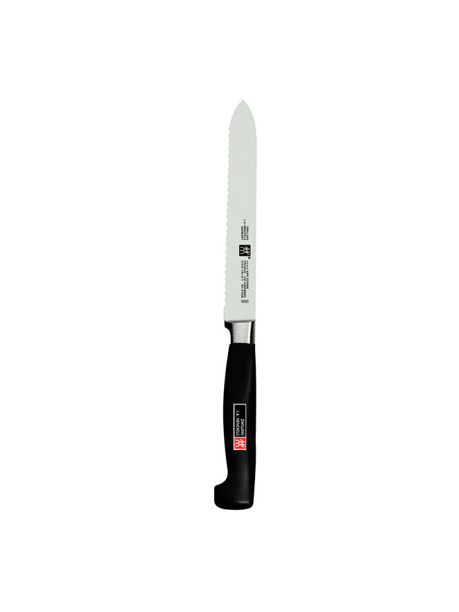 Zwilling FOUR STAR Tomatkniv 13 cm Sort