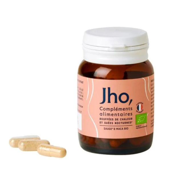 Jho Compléments Alimentaires - Bouffées de Chaleur et Suées Nocturnes 40 gélules