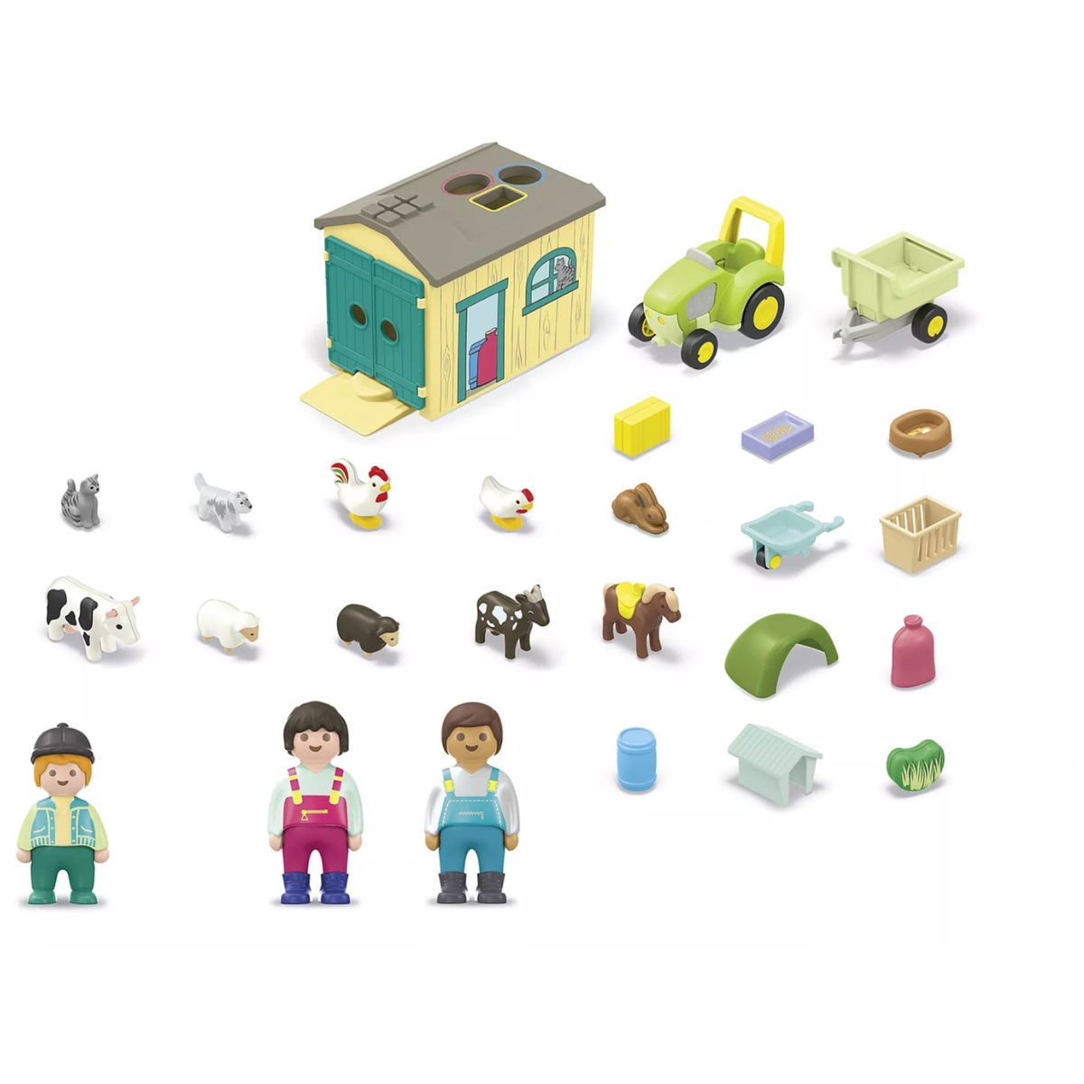 PLAYMOBILPLAYMOBIL   JUNIOR 71656 Bauernhof Abenteuer mit Traktor