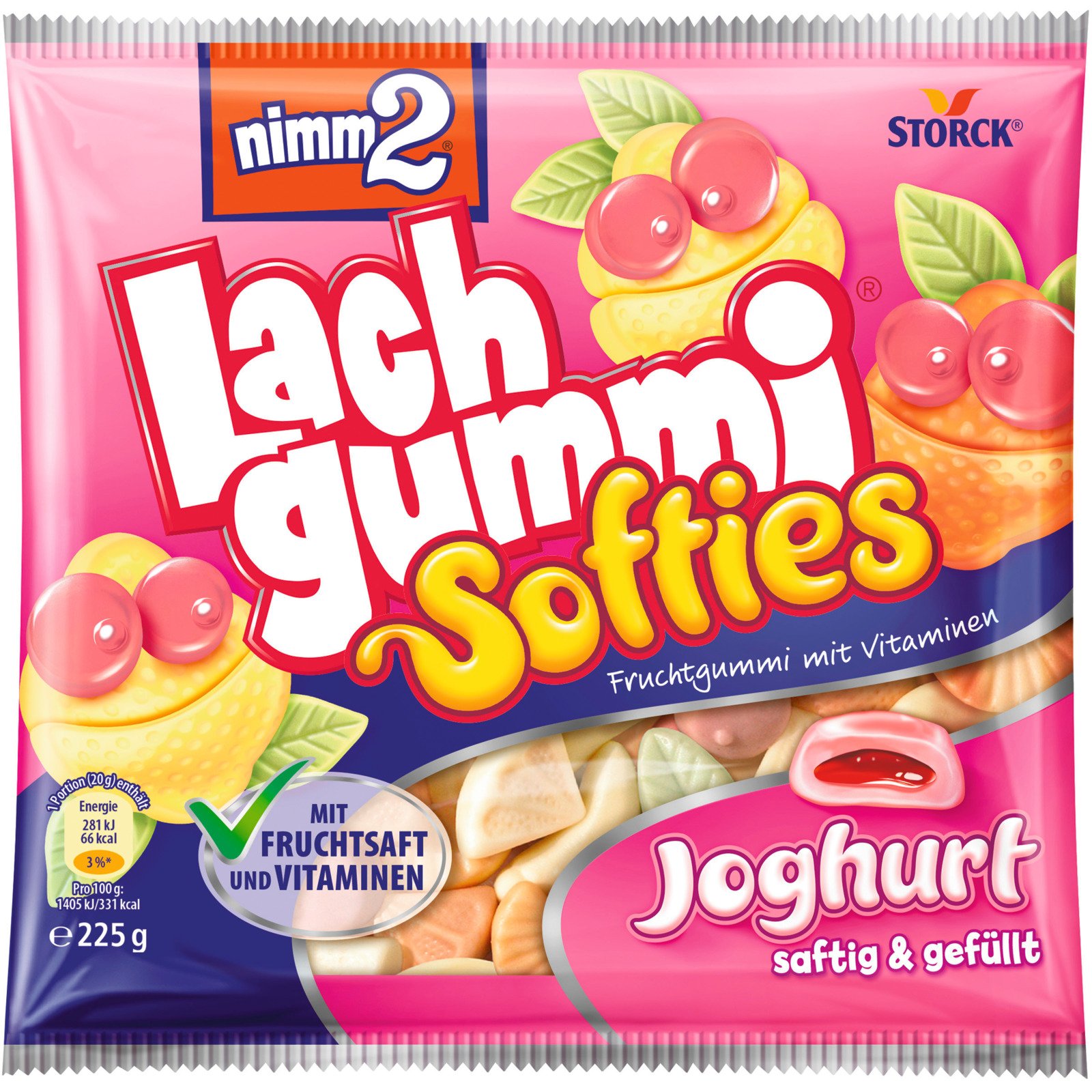 Nimm2 Lachgummi softies Joghurt 225g