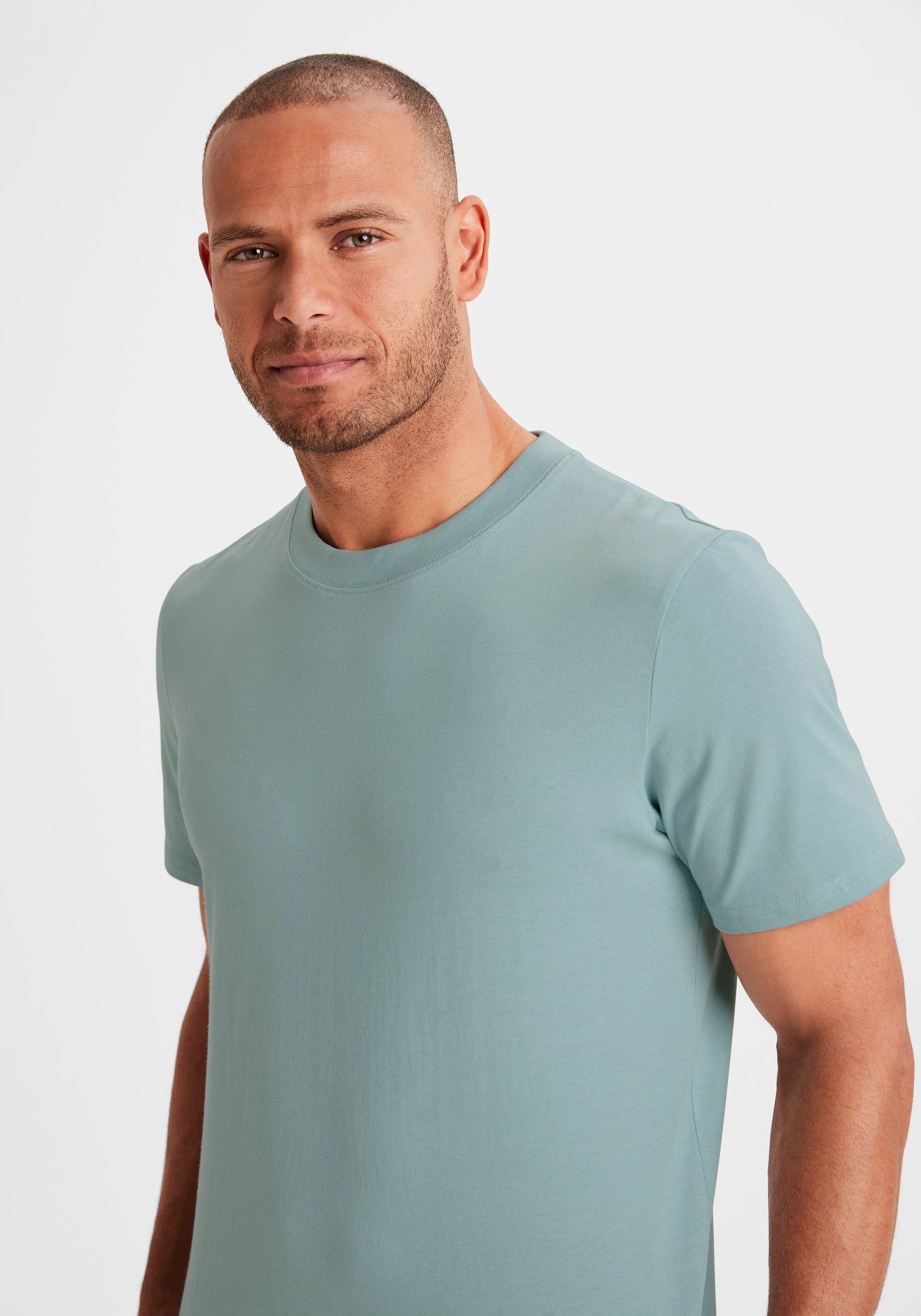KangaROOS T-Shirt , Freizeitshirt mit Kurzarm, Rundhals aus reine Baumwolle
