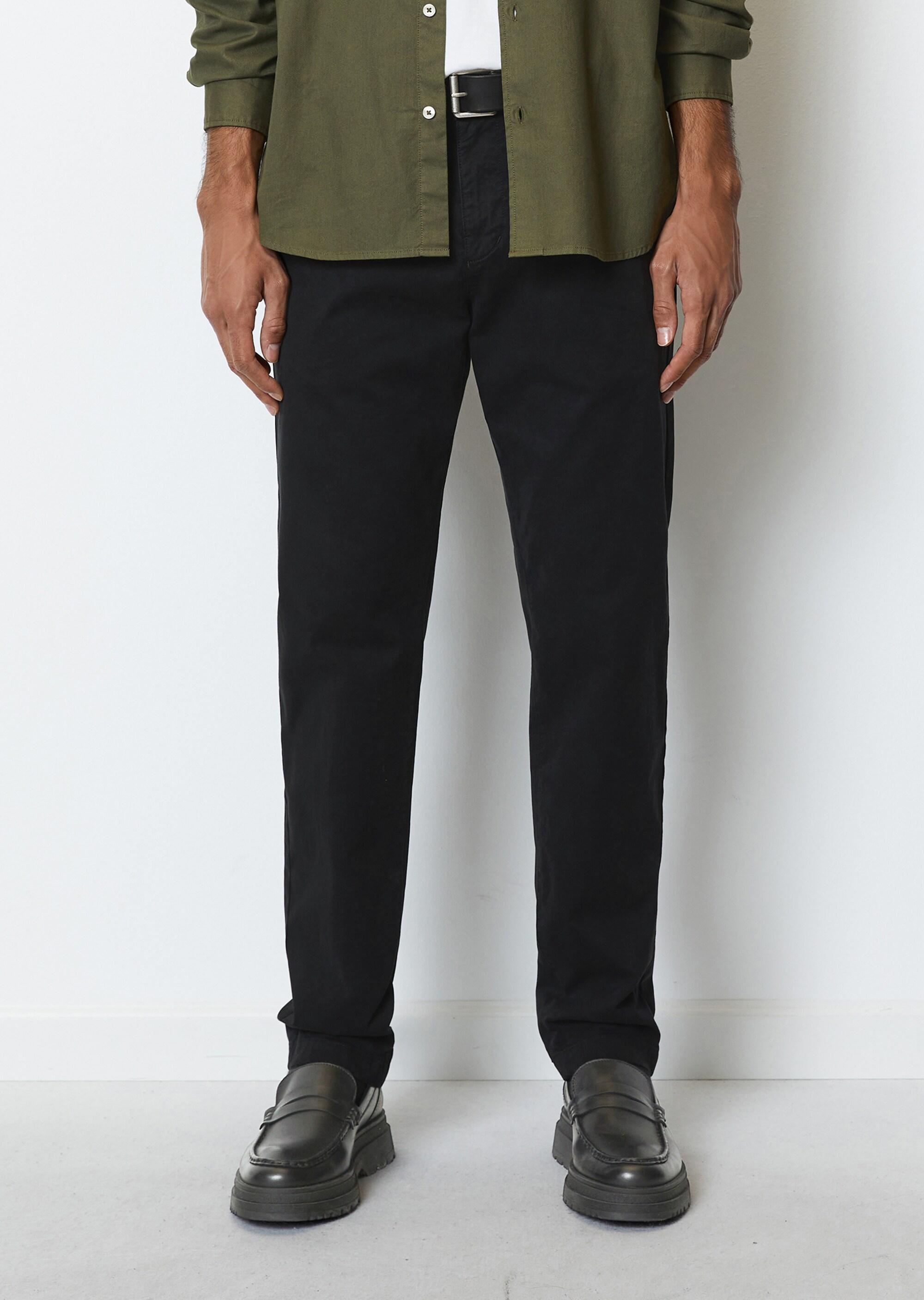 Chino - Modell OSBY jogger tapered aus hochwertigem Bio-Baumwolle-Mix