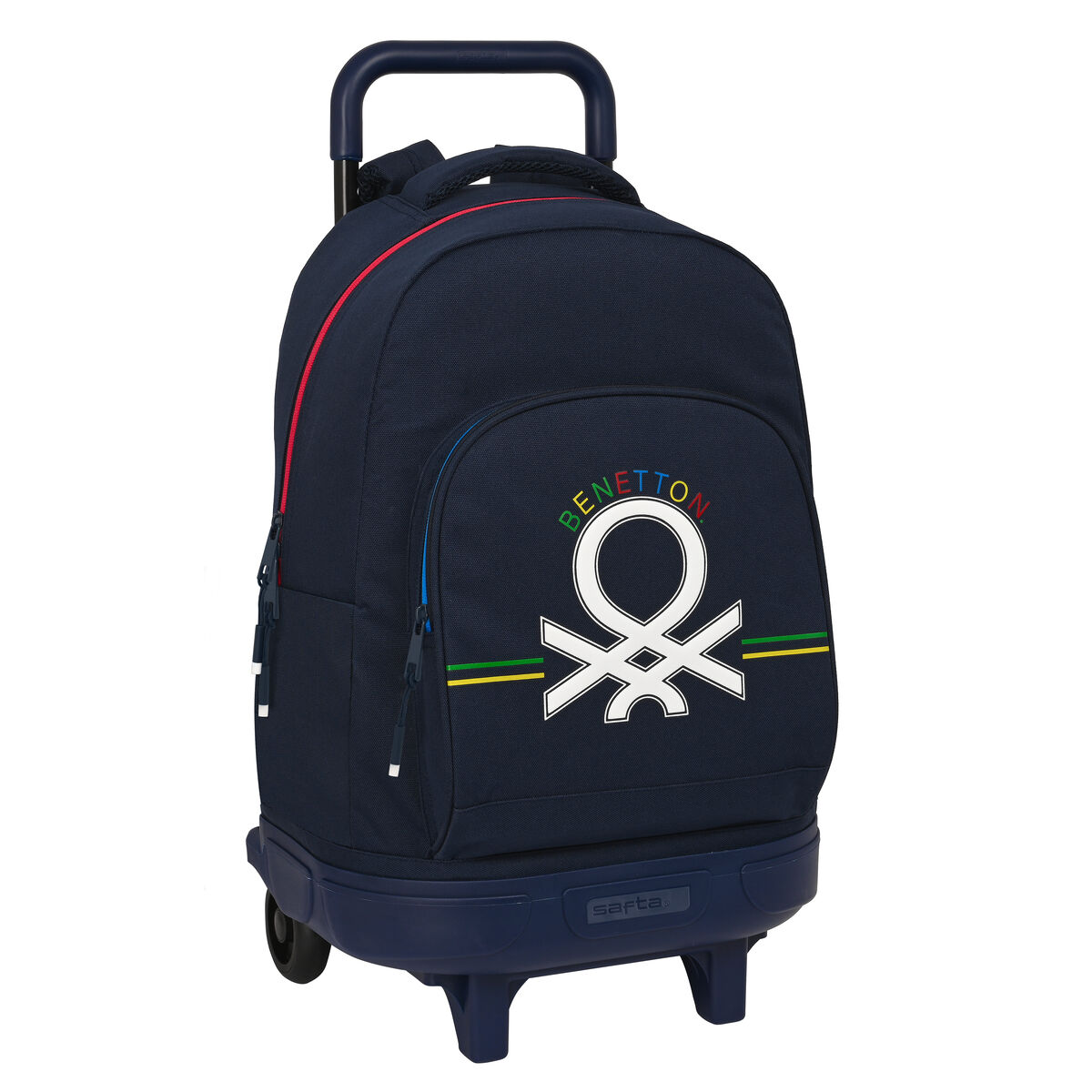 Mochila Escolar Con Ruedas Benetton Sixties