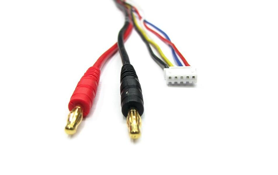 Ladekabel TRX-ID / 4SLadekabel mit 4 mm Bananenstecker für TRX-ID Akkus