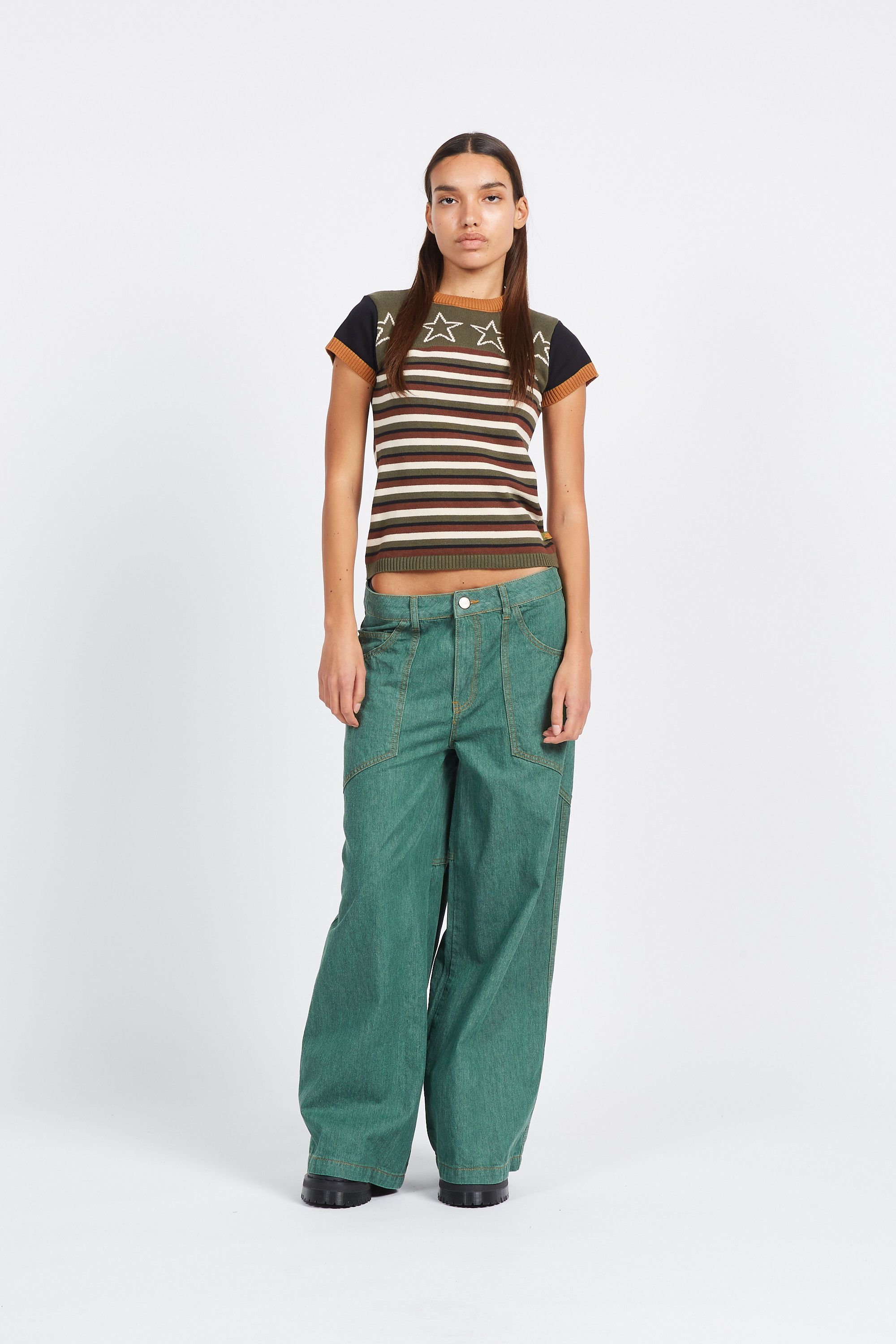 BASIC PLEASURE MODE Jean CAVE JEANS Beige