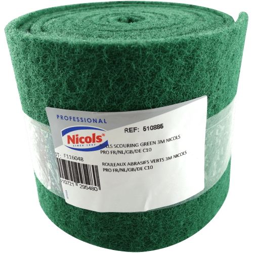 Rouleau abrasif 3m vert Nicols