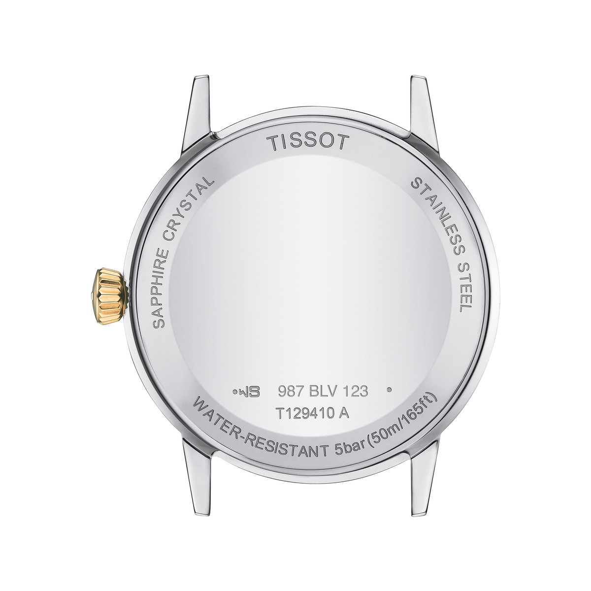 Montre TISSOT T-classic homme bracelet cuir brun