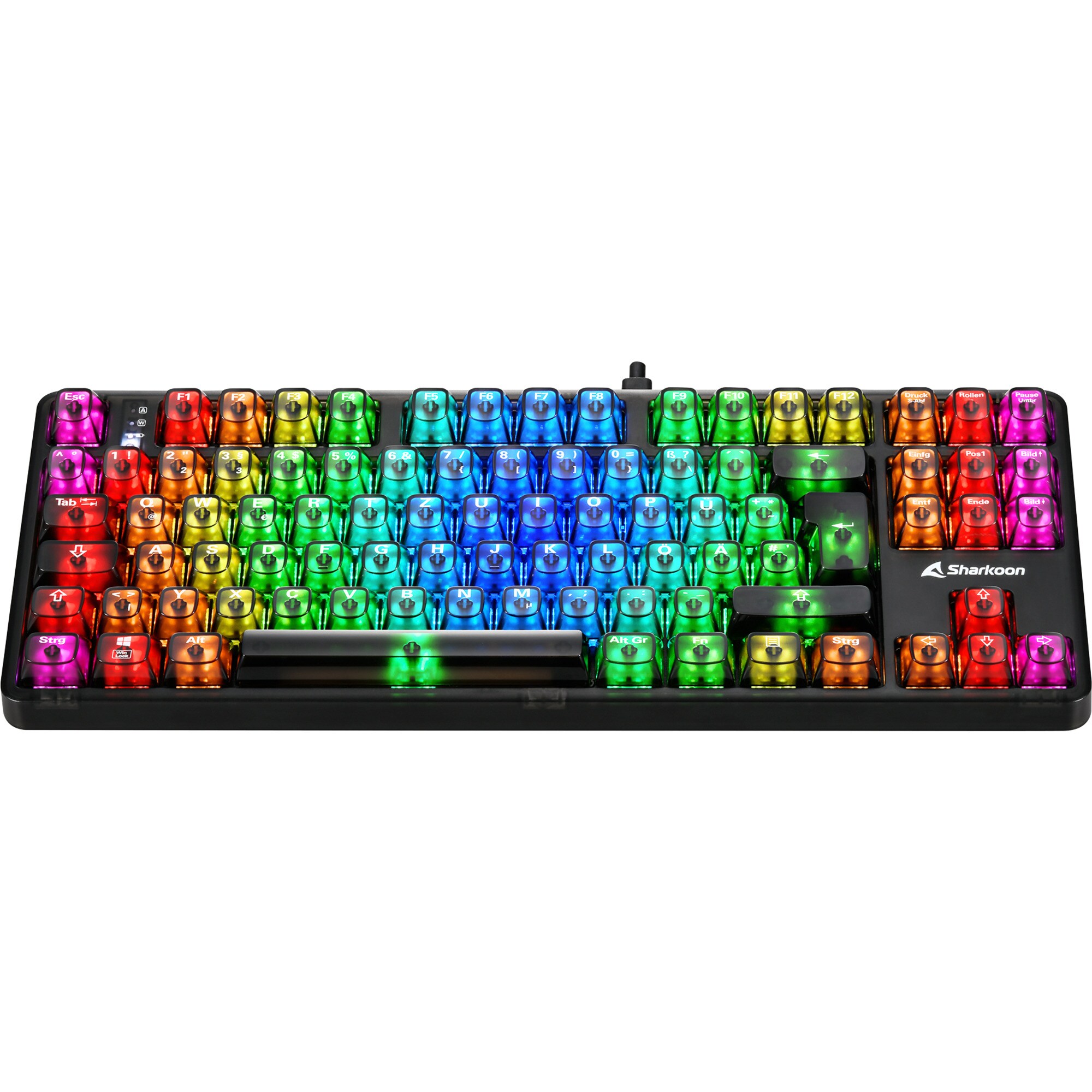 Sharkoon Gaming-Tastatur Crystal Shark