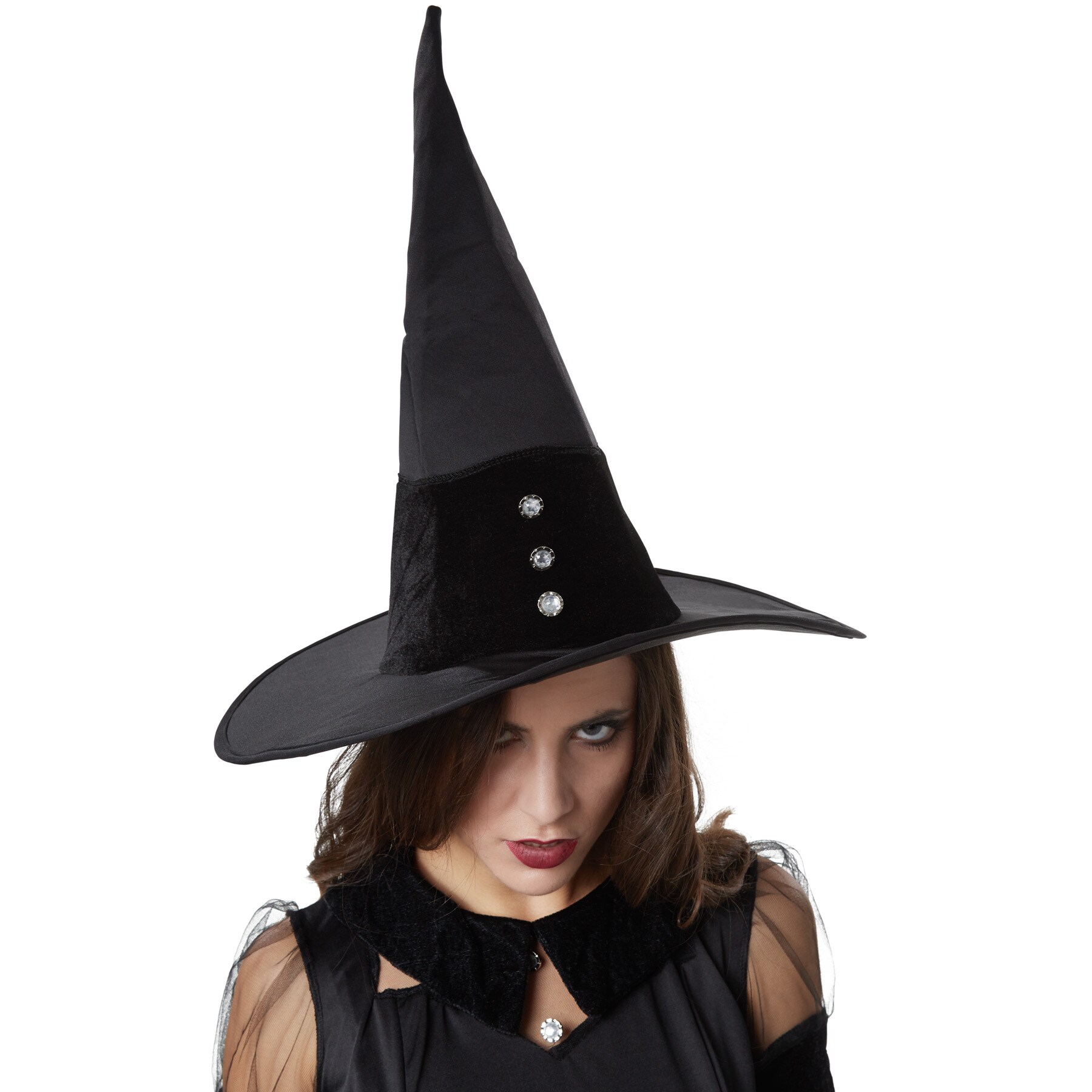 tectake® Frauenkostüm Schwarze Hexe Tarantella