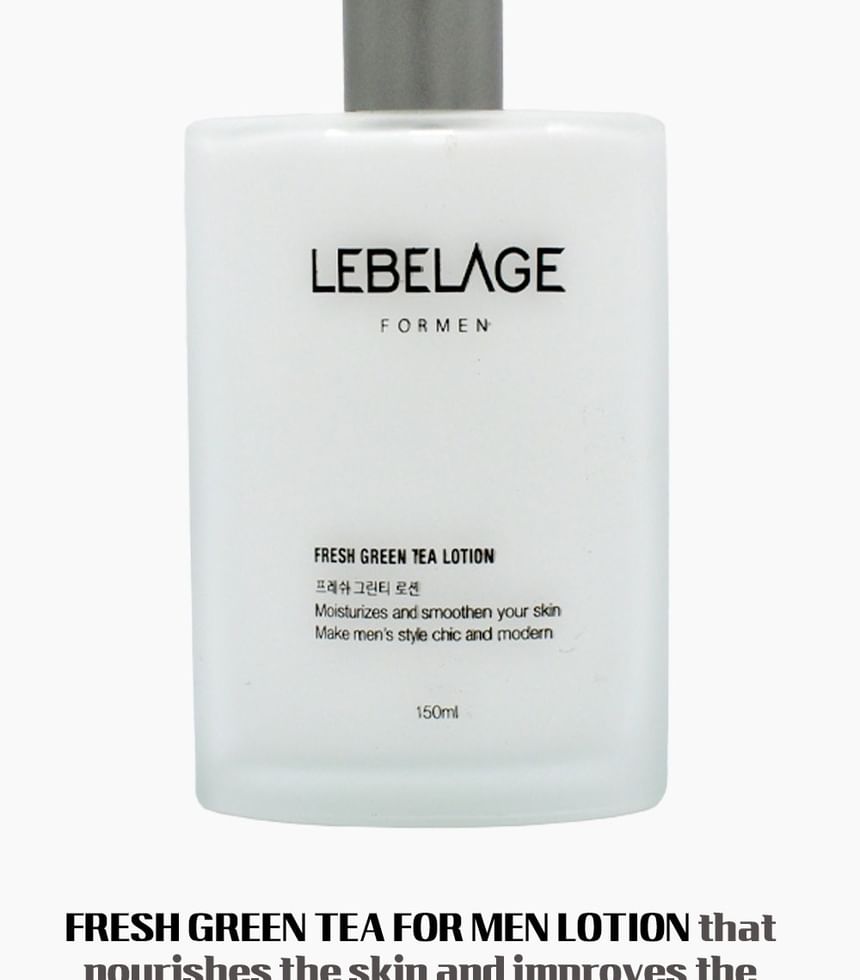 LEBELAGE - Verse groene thee voor mannen 2-delige set