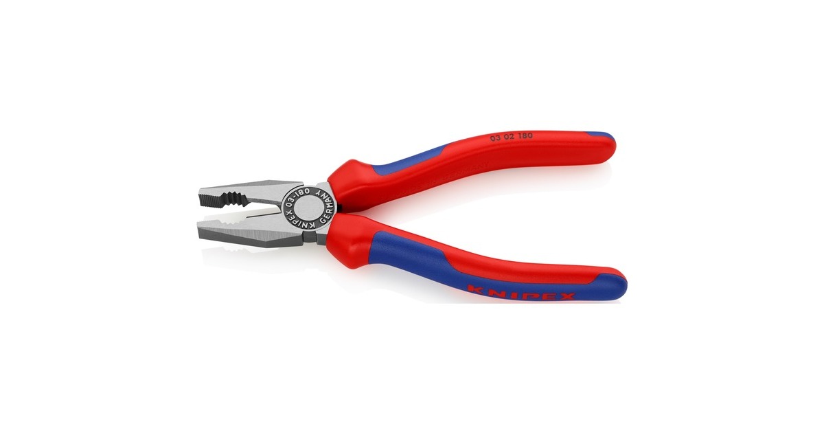 KNIPEXCombitang 03 02 180 combinatietang  (Blauw)